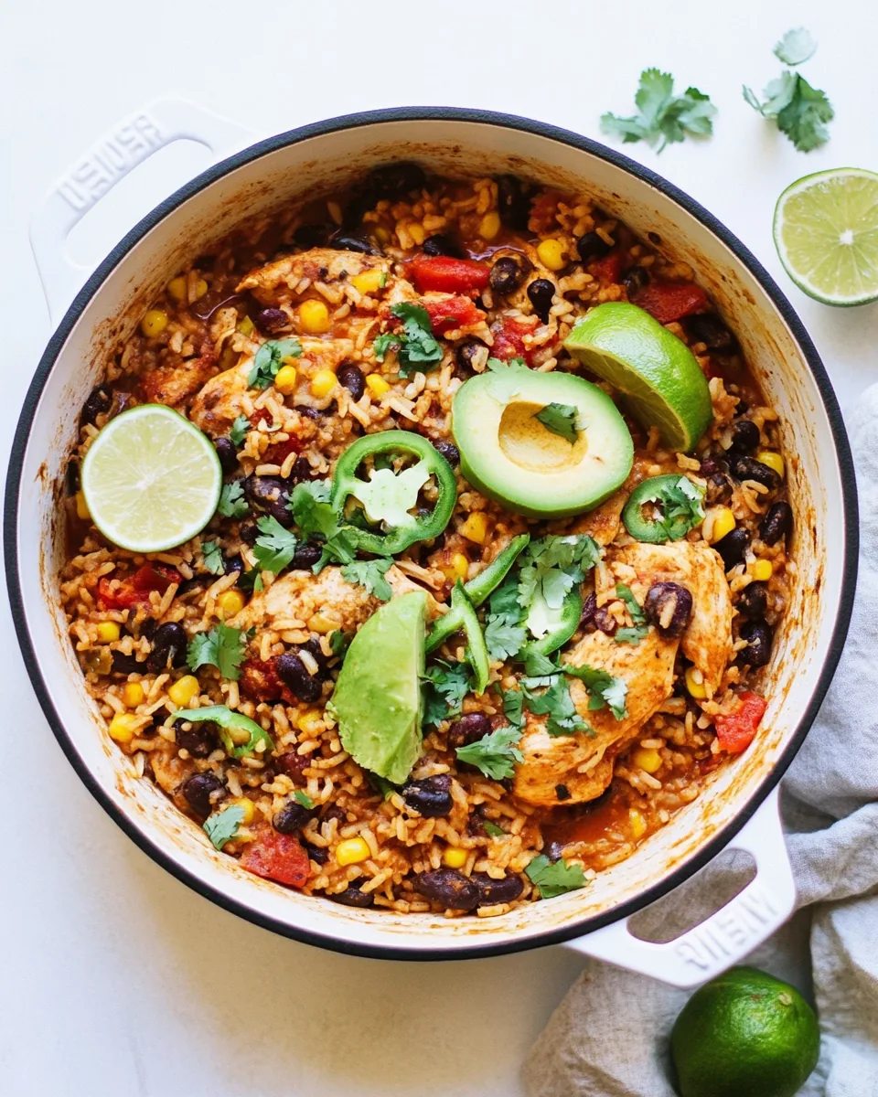One Pot Mexican Chicken and Rice