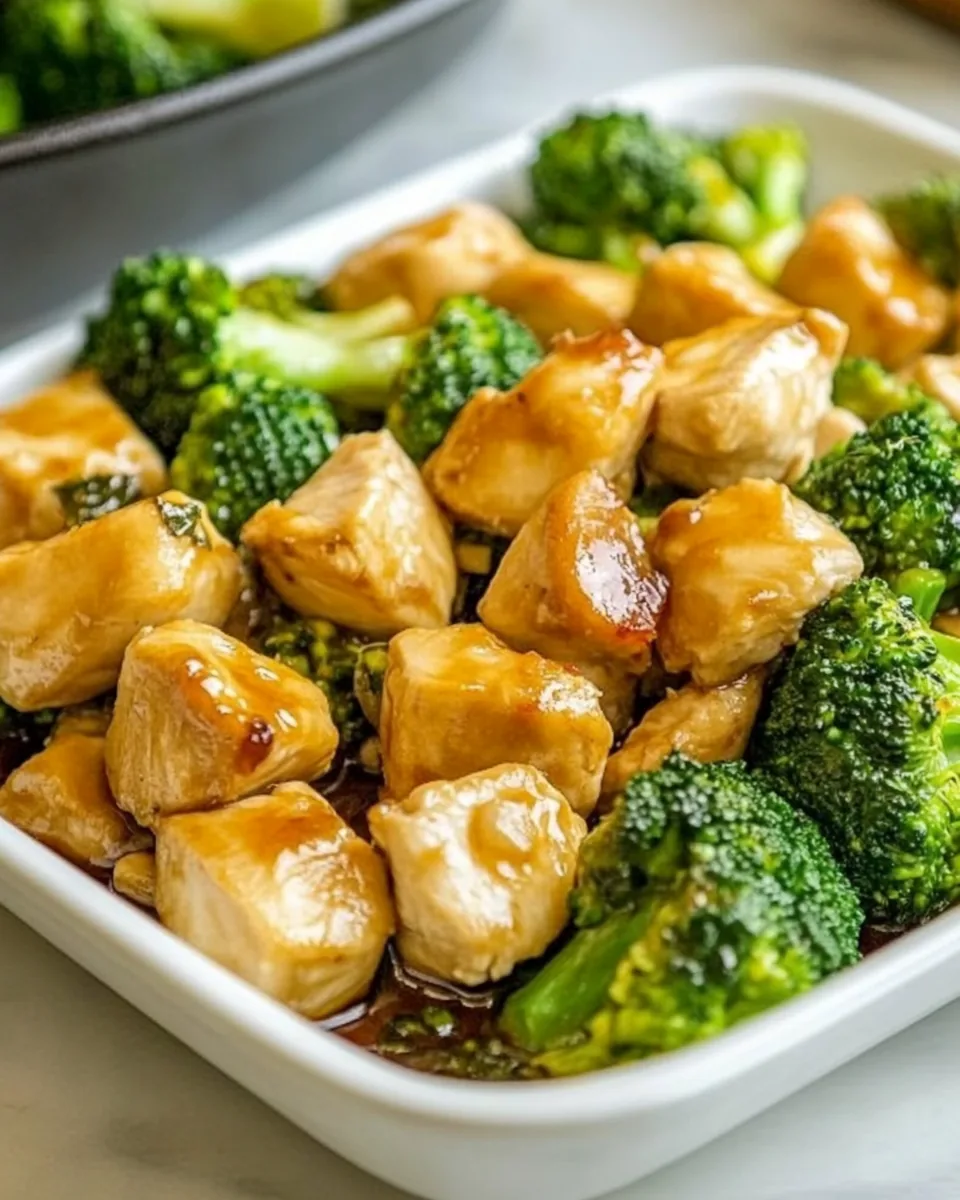 One Skillet Chicken and Broccoli Dinner