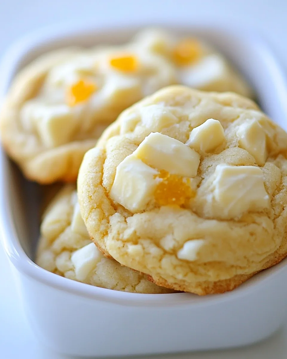 Orange Creamsicle Cookies