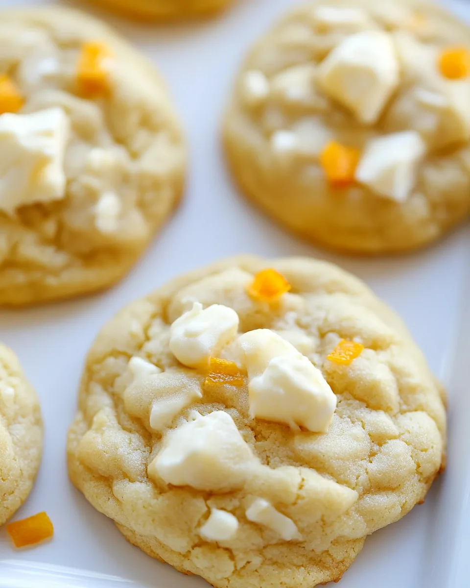 Orange Creamsicle Cookies