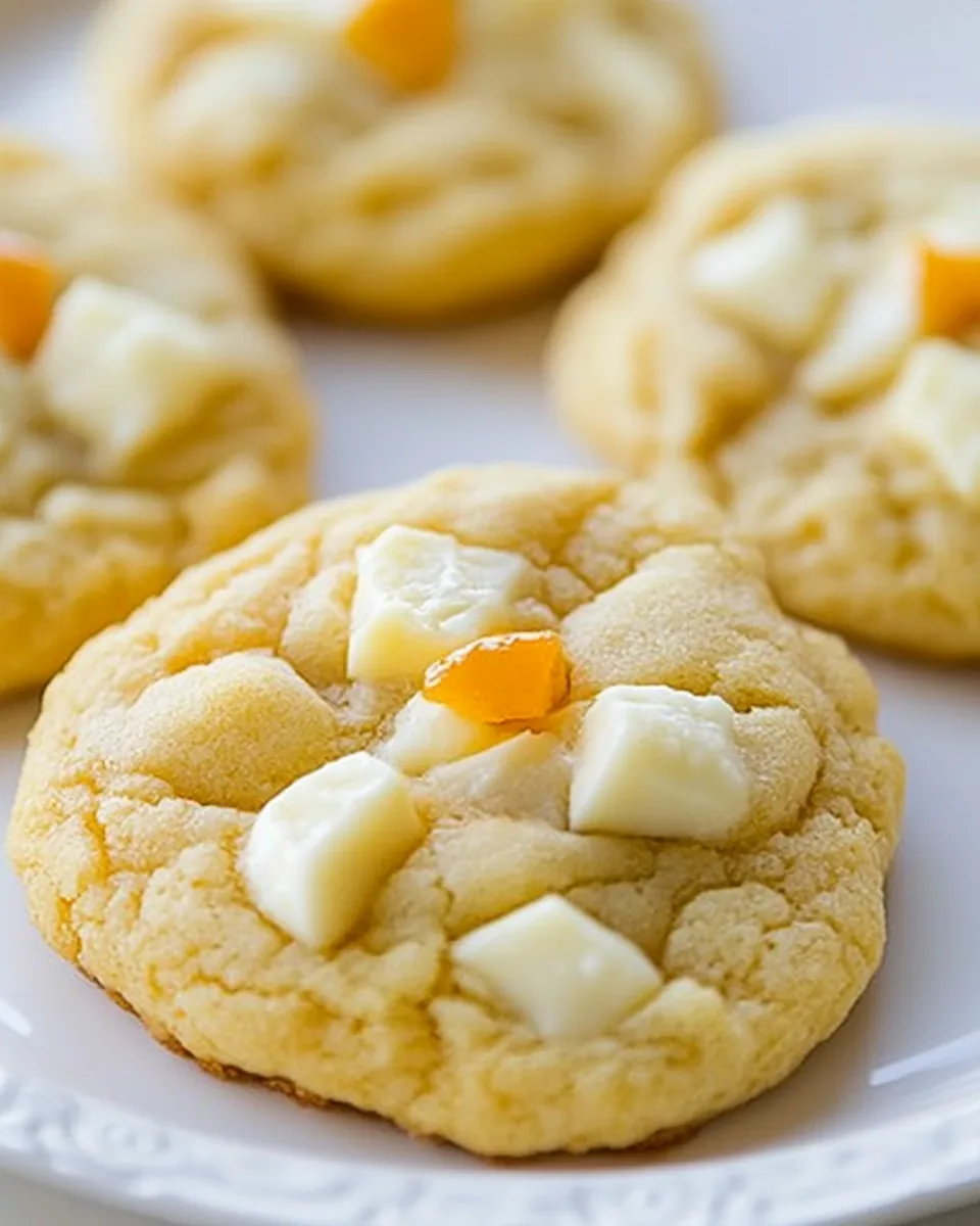Orange Creamsicle Cookies