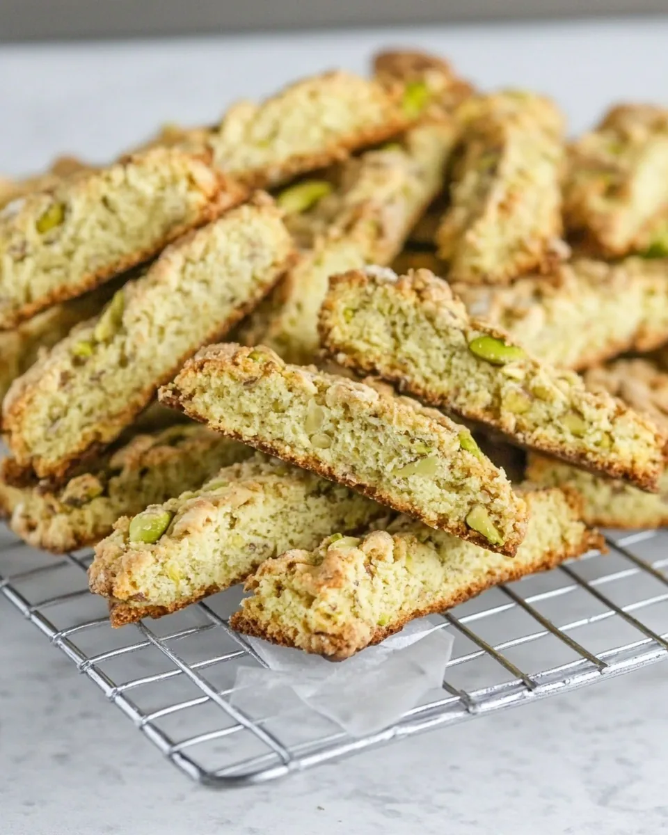 Orange Pistachio Biscotti
