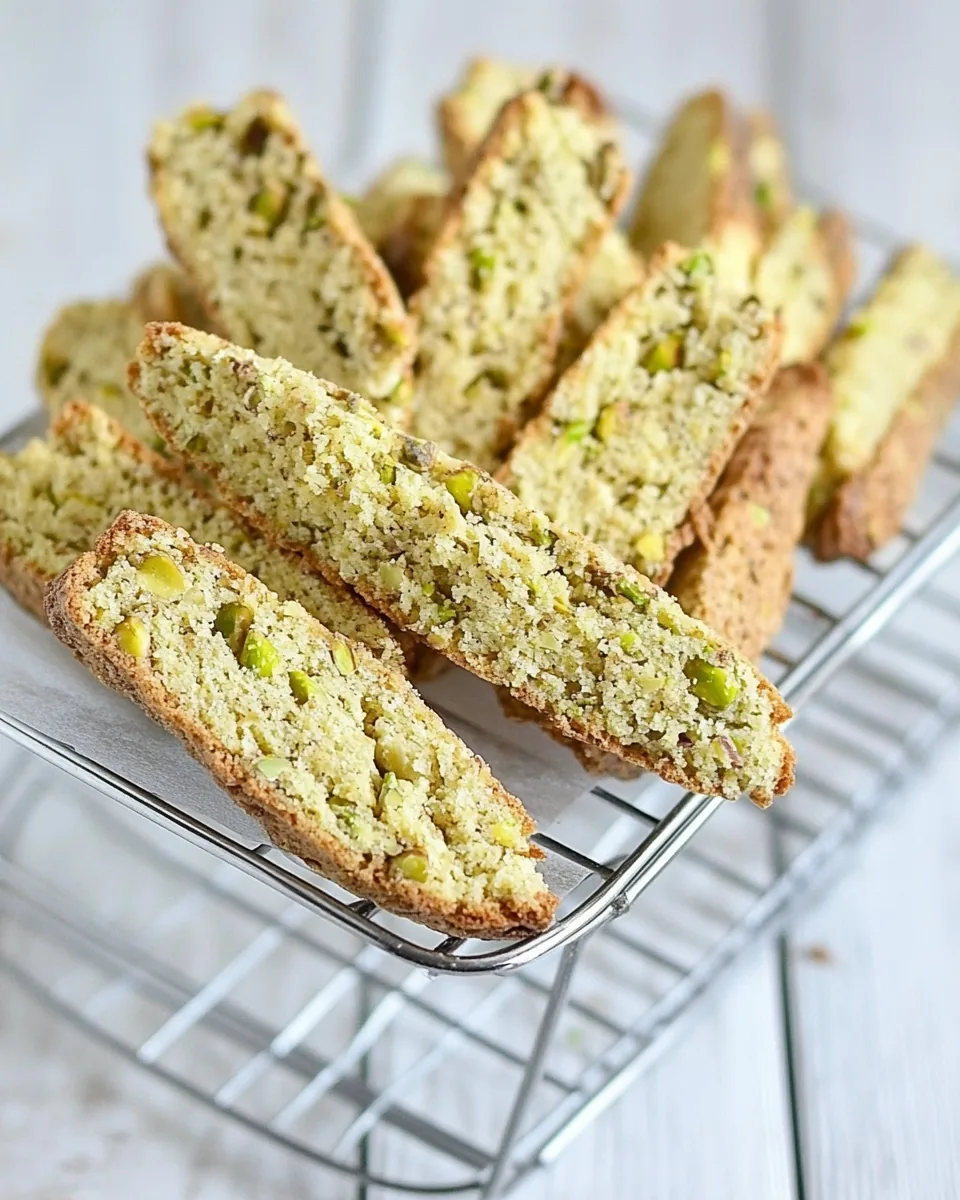 Orange Pistachio Biscotti
