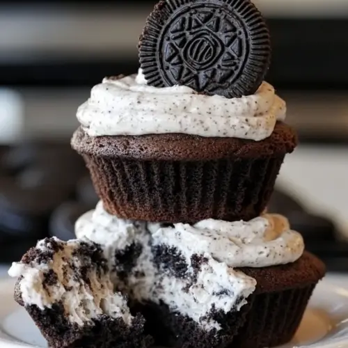 Oreo Brownie Cupcakes