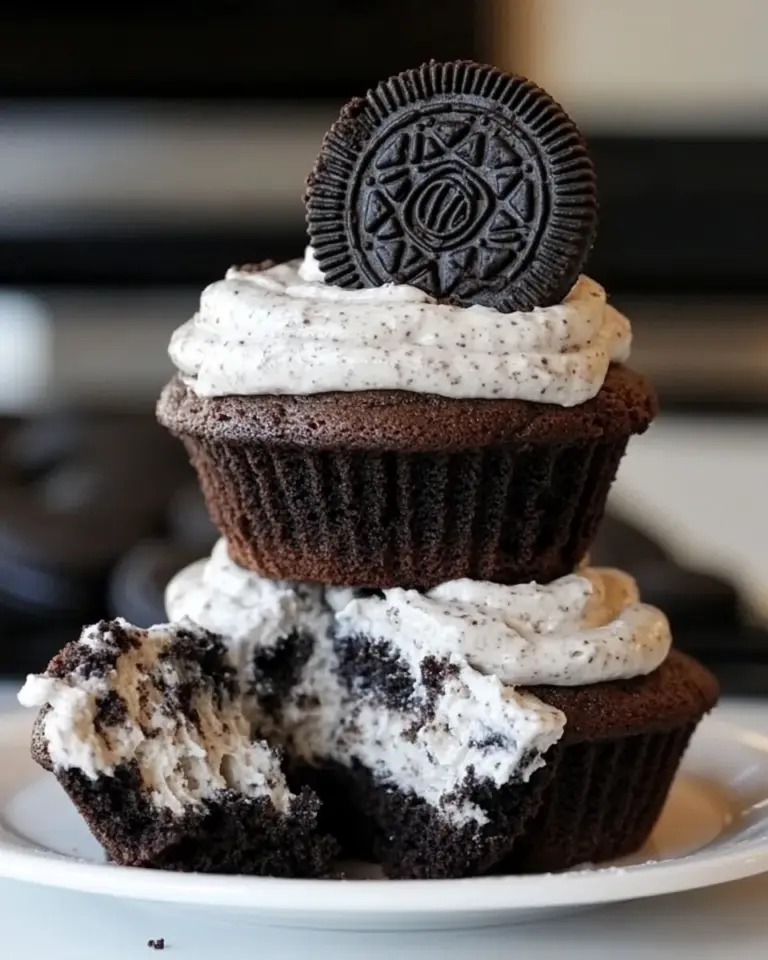 Oreo Brownie Cupcakes