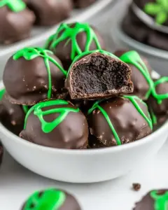 Oreo Mint Chocolate Truffles