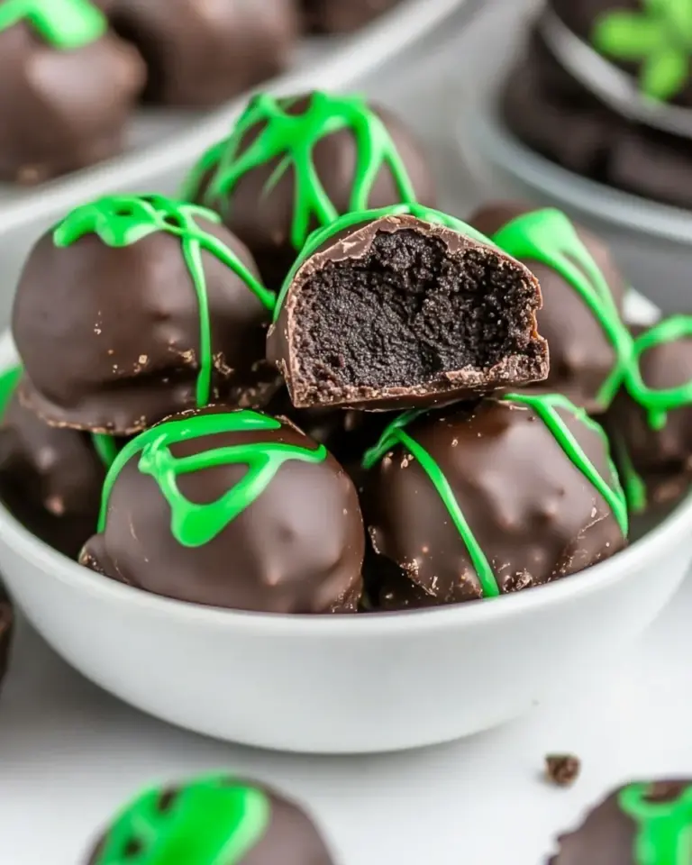 Oreo Mint Chocolate Truffles