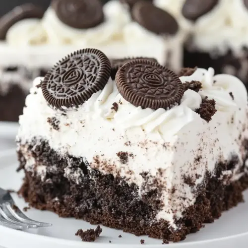 Oreo Poke Cake