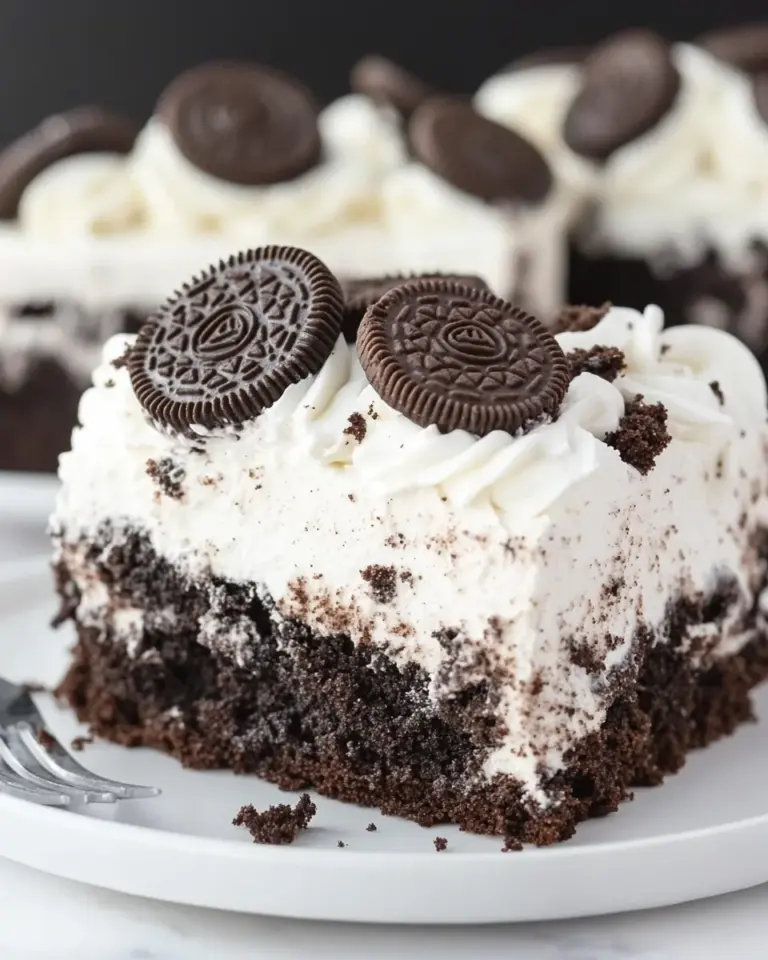 Oreo Poke Cake