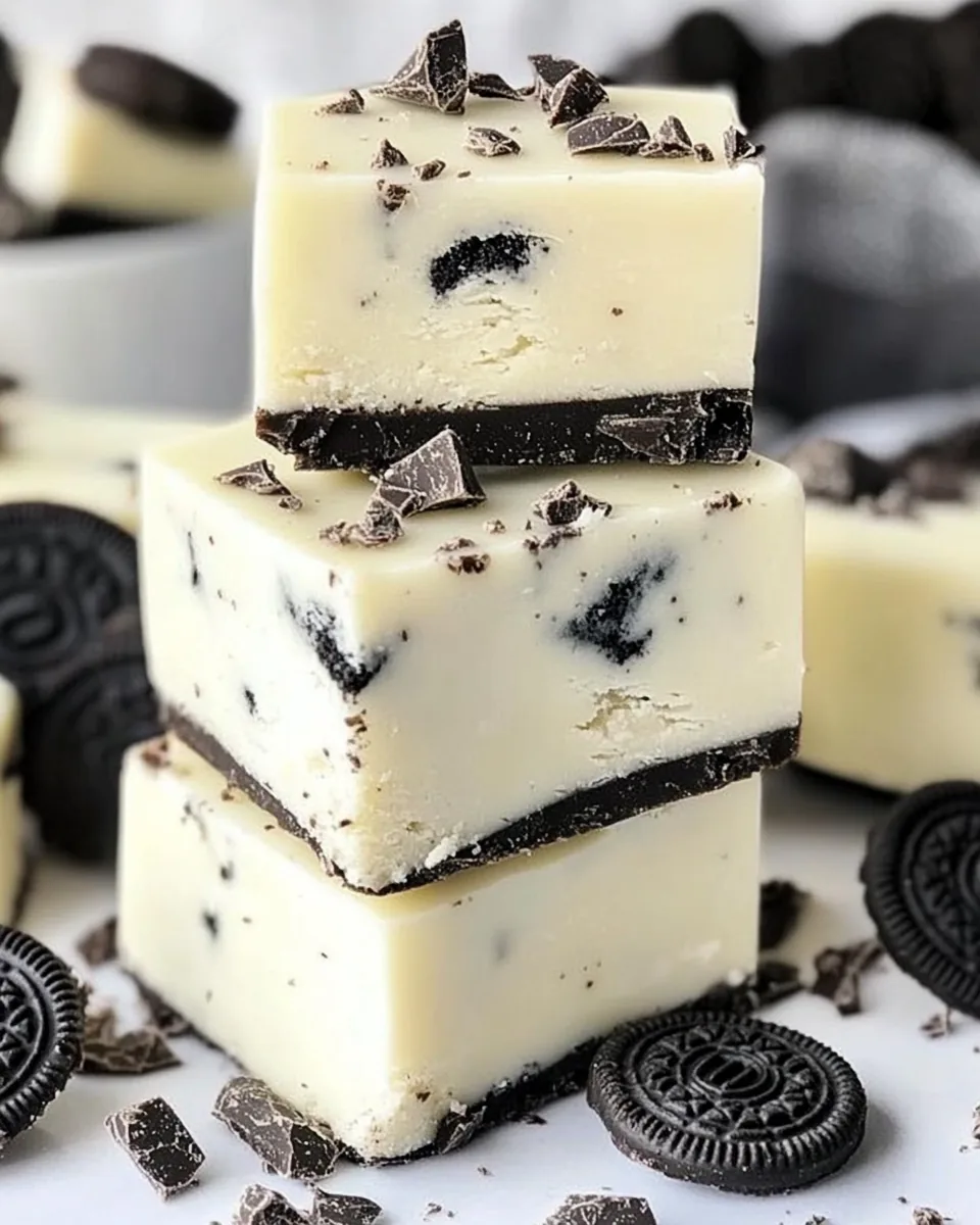 Oreo White Chocolate Fudge