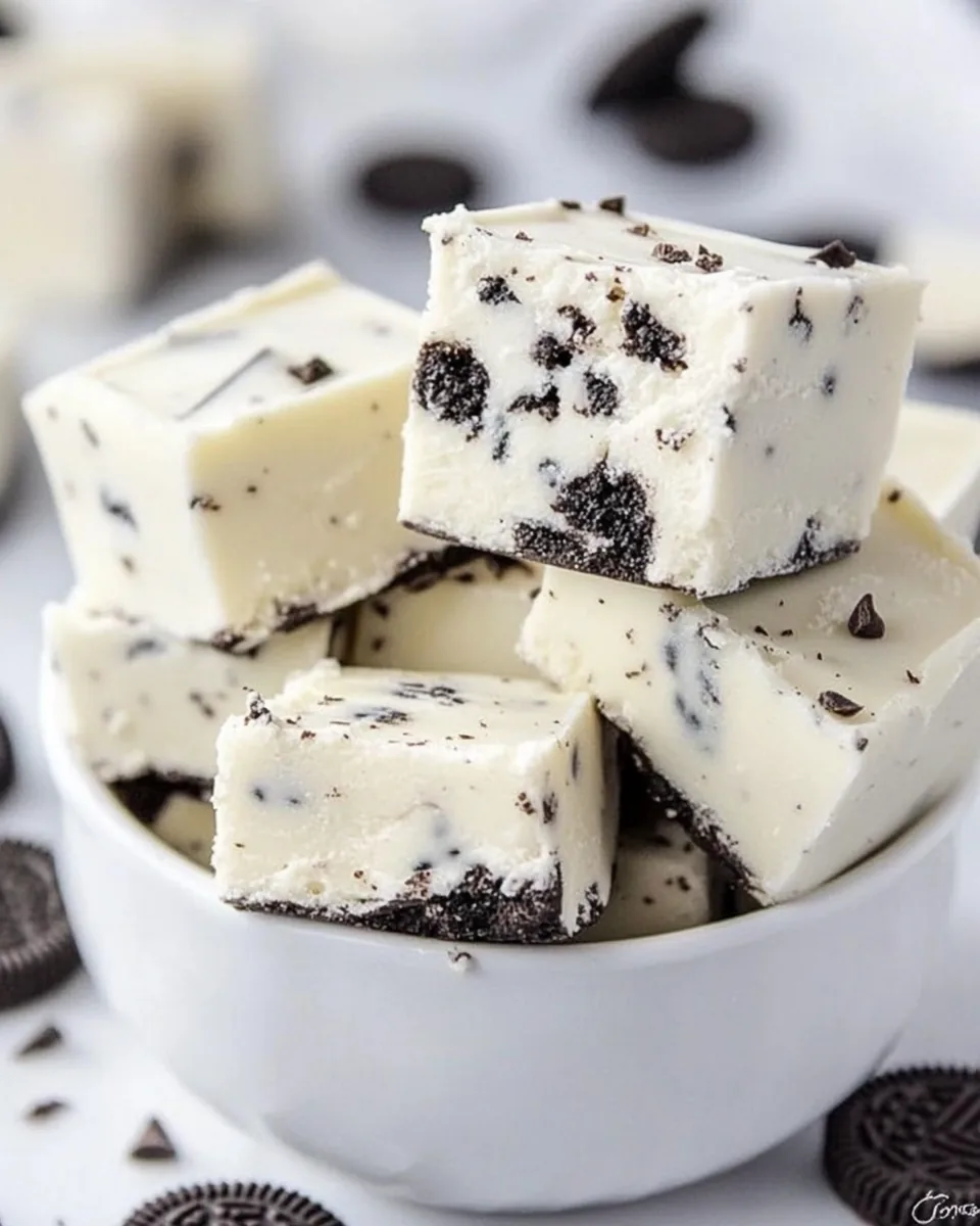 Oreo White Chocolate Fudge