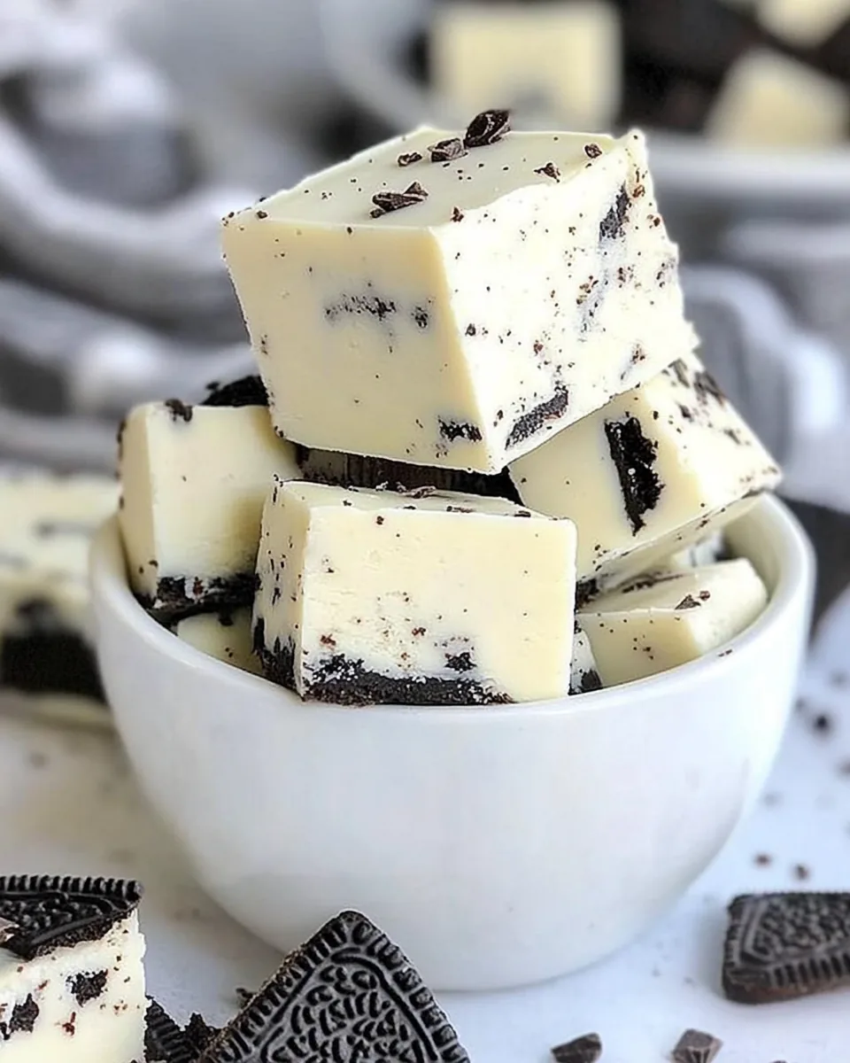 Oreo White Chocolate Fudge