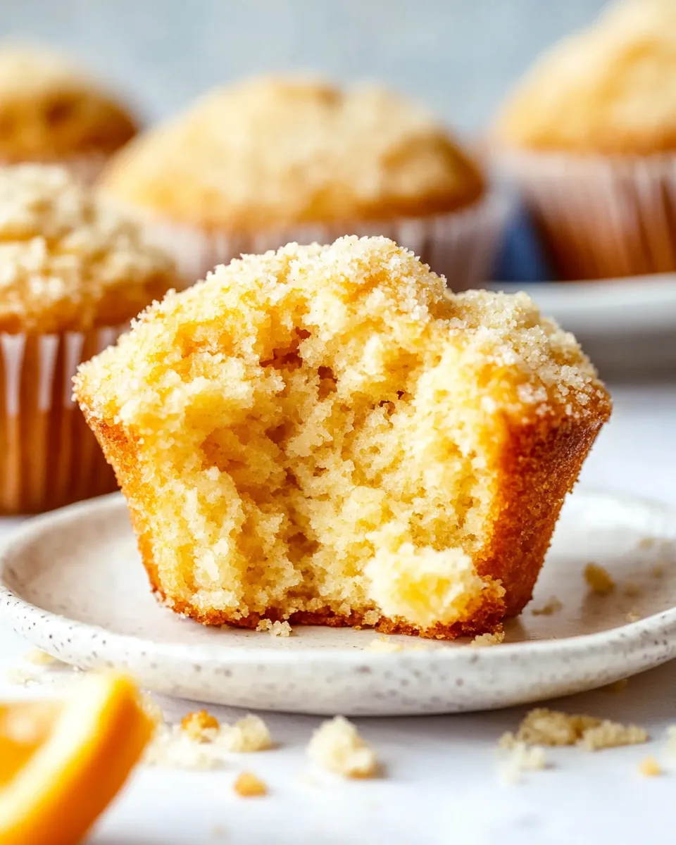 Outrageously Good Orange Muffins
