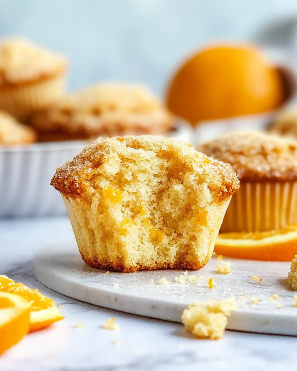 Outrageously Good Orange Muffins