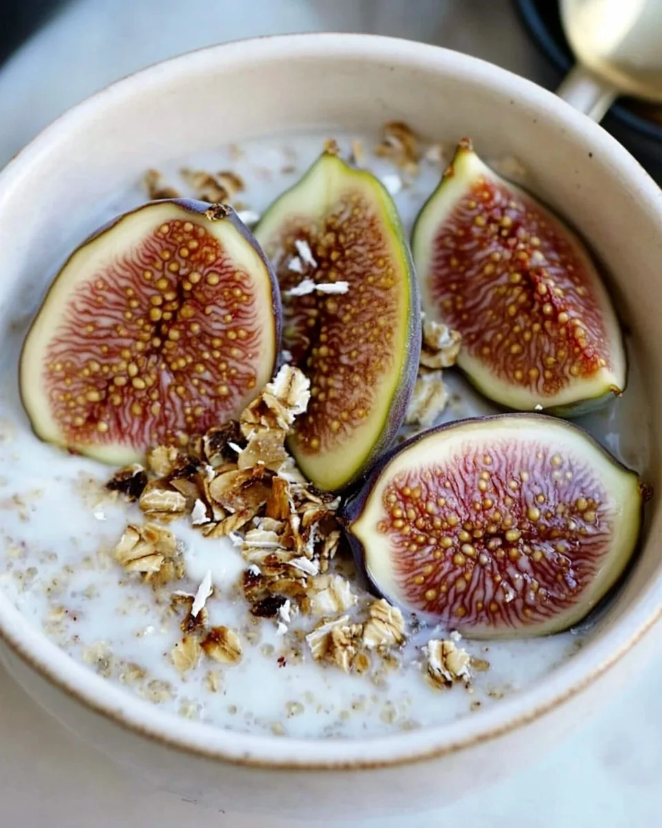Overnight Oats with Figs and Honey