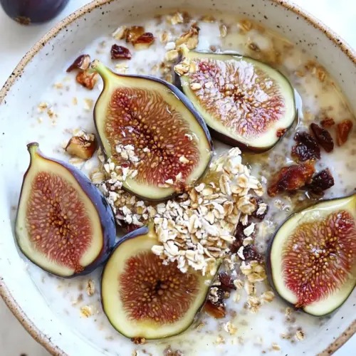 Overnight Oats with Figs and Honey