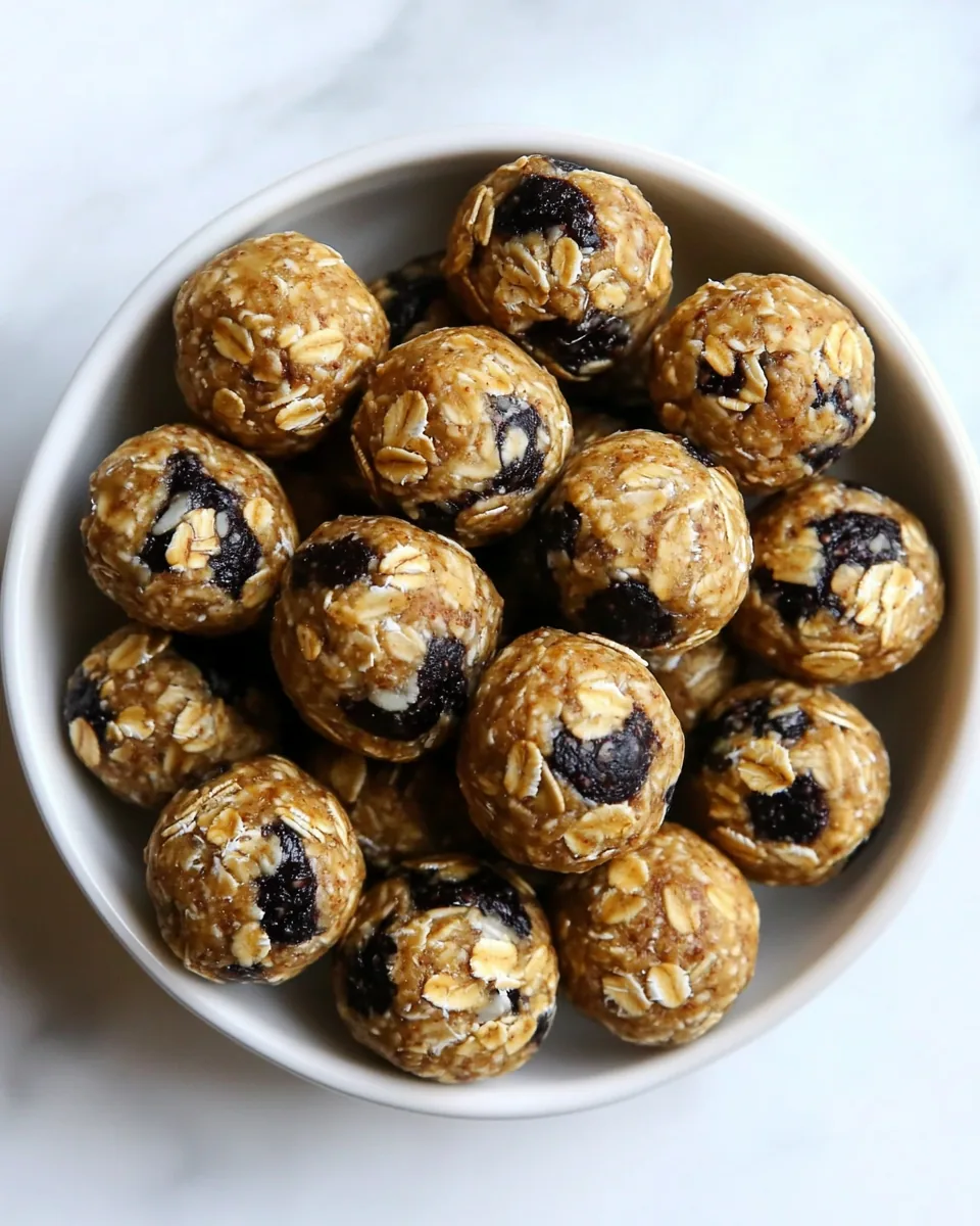 PB and J Oatmeal Energy Balls