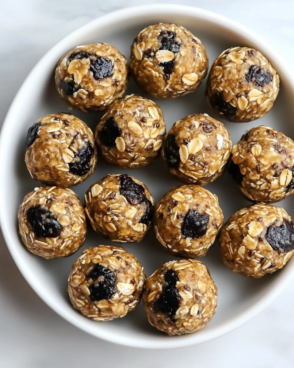 PB and J Oatmeal Energy Balls