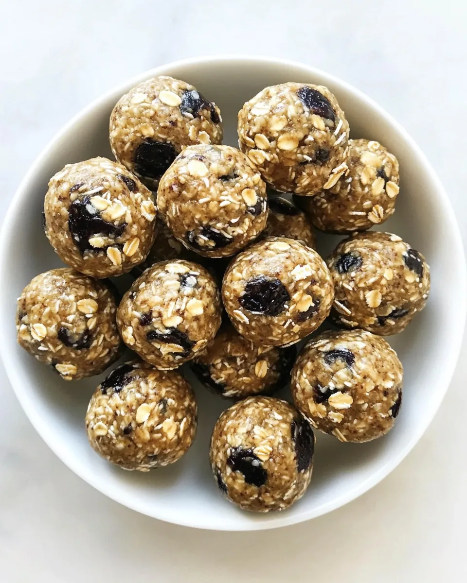 PB and J Oatmeal Energy Balls