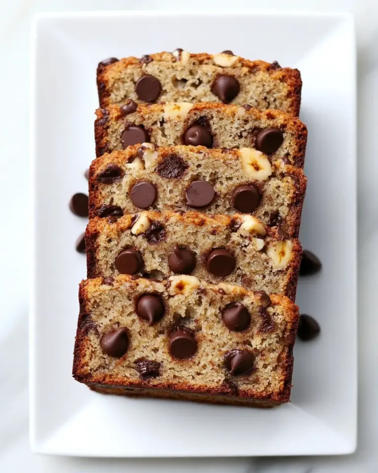 Paleo Banana Bread with Chocolate Chips