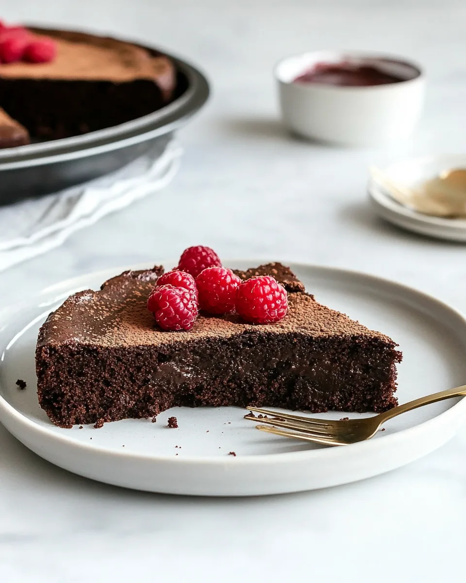 Paleo Flourless Chocolate Cake