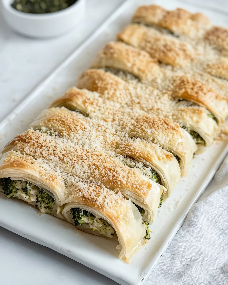 Parmesan Broccoli Roll