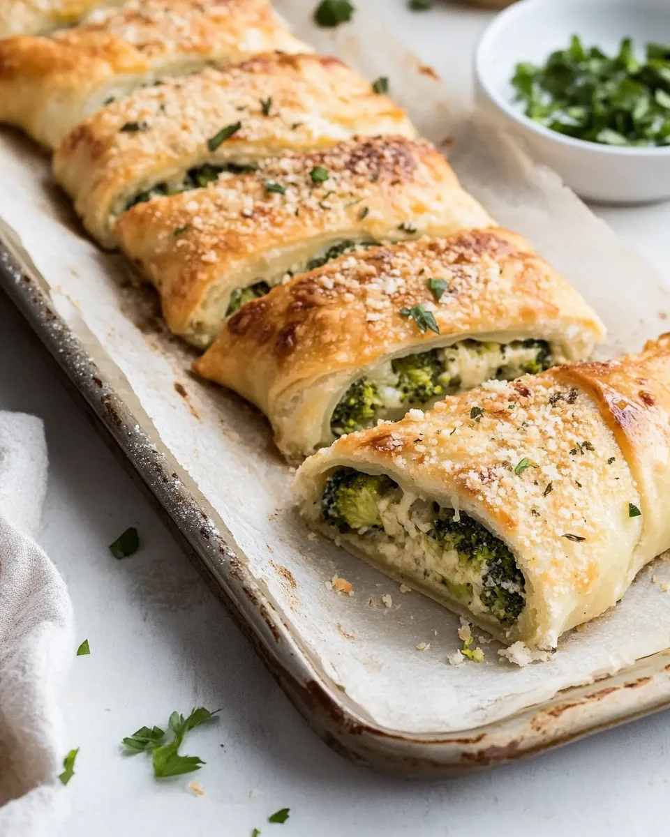 Parmesan Broccoli Roll