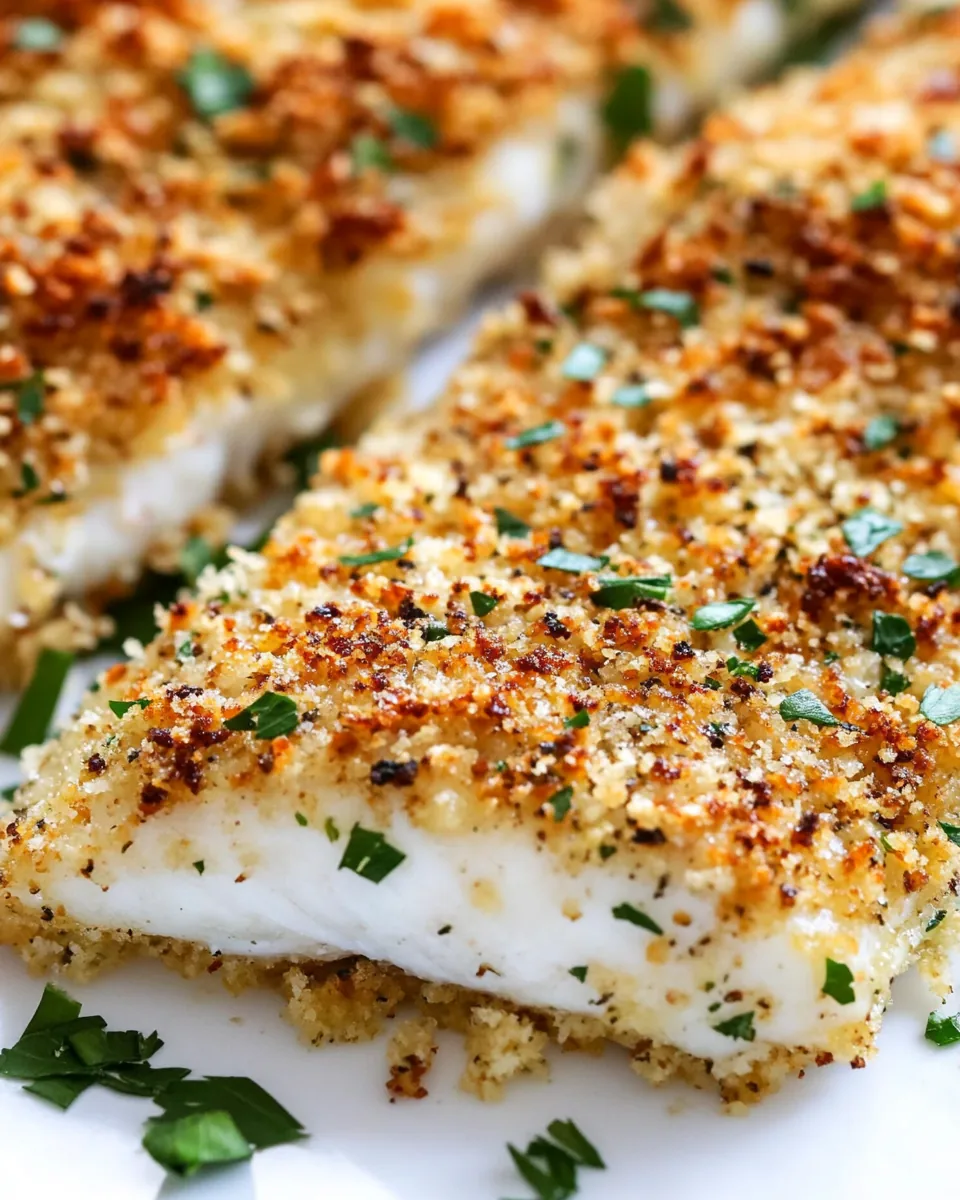 Parmesan Crusted Fish