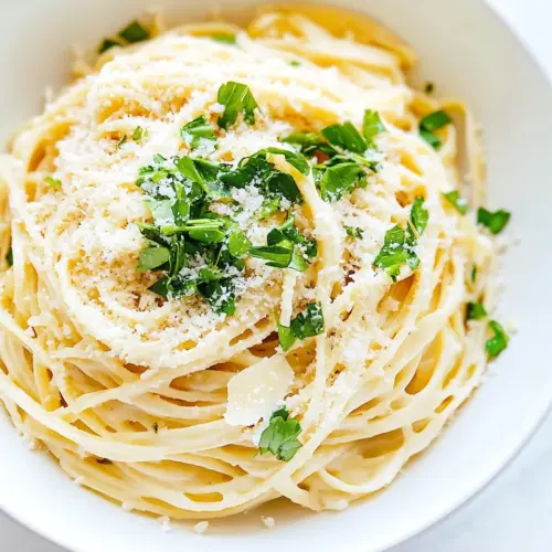 Parmesan Garlic Linguine Pasta