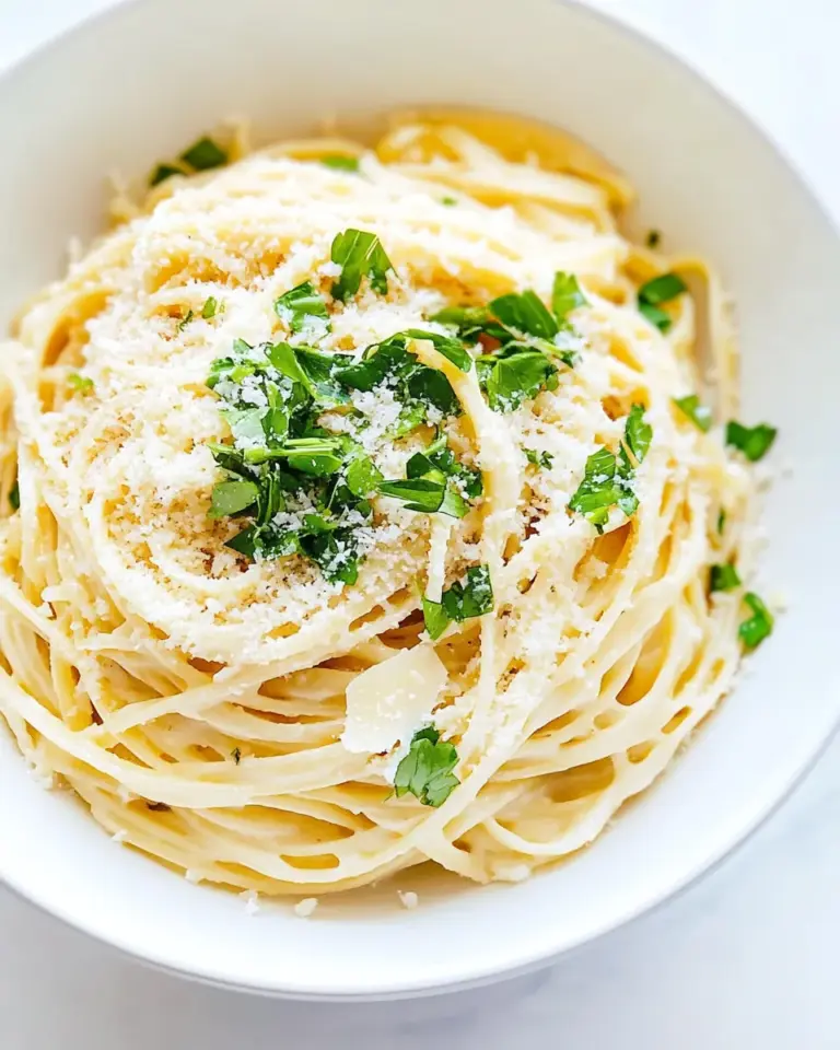 Parmesan Garlic Linguine Pasta