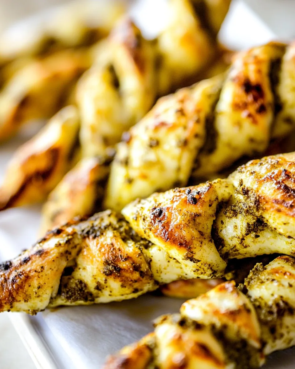 Parmesan Pesto Twists