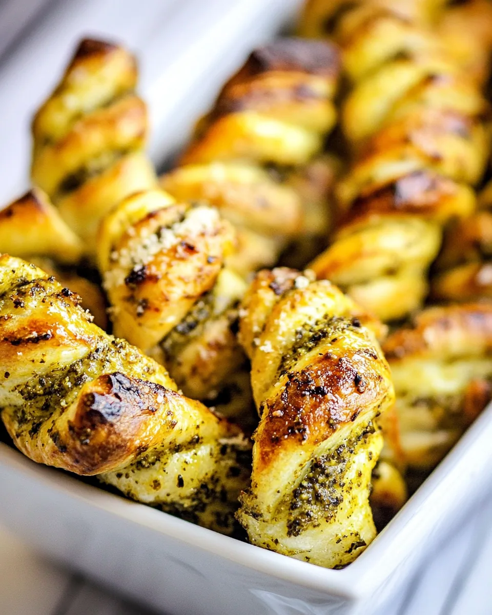 Parmesan Pesto Twists