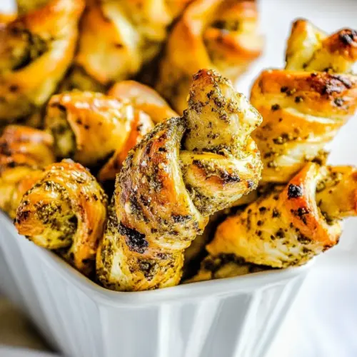 Parmesan Pesto Twists