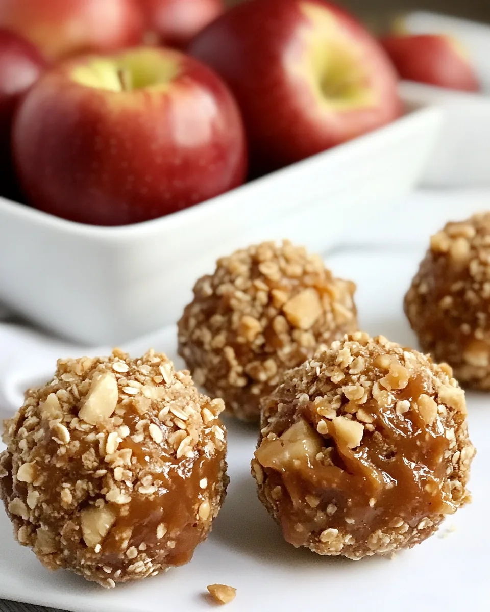 Peanut Apple Butter Bites