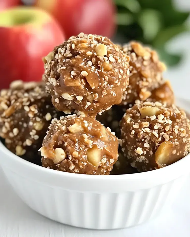 Peanut Apple Butter Bites