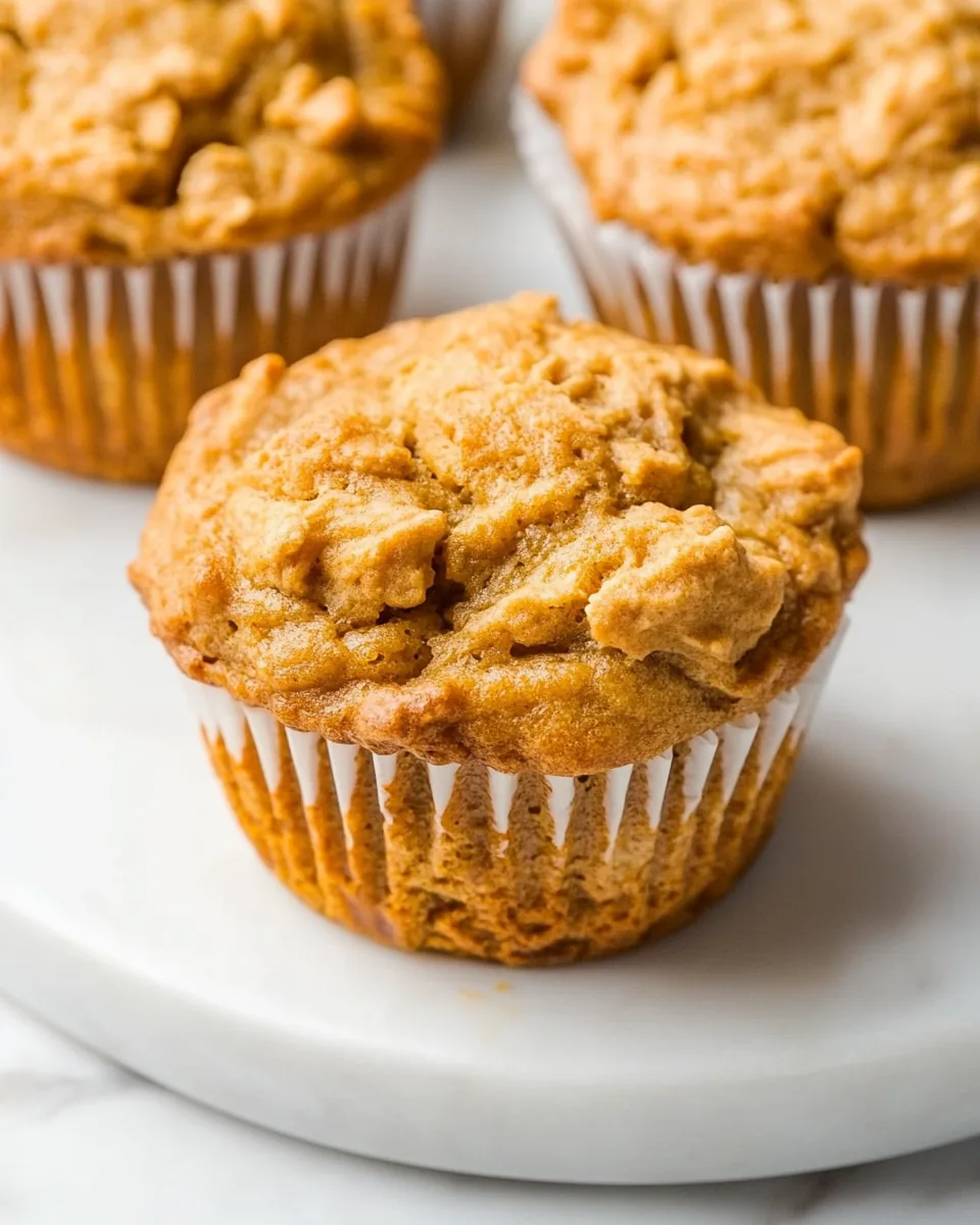Peanut Butter Banana Muffins