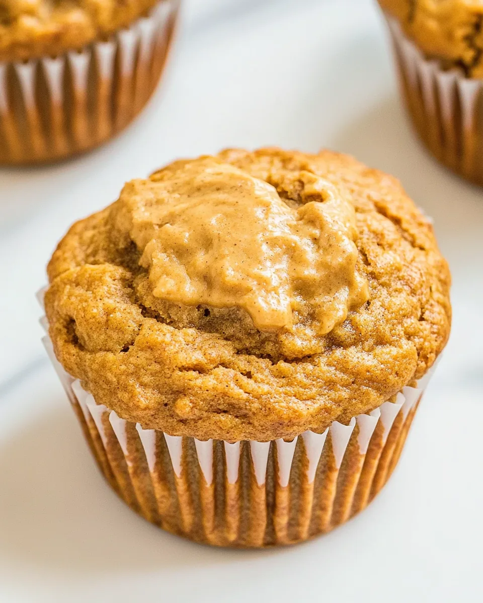 Peanut Butter Banana Muffins