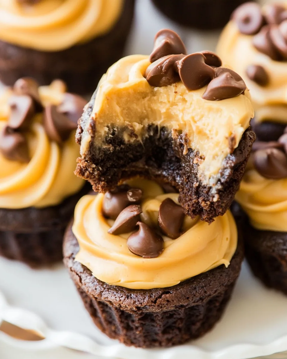 Peanut Butter Brownie Cups