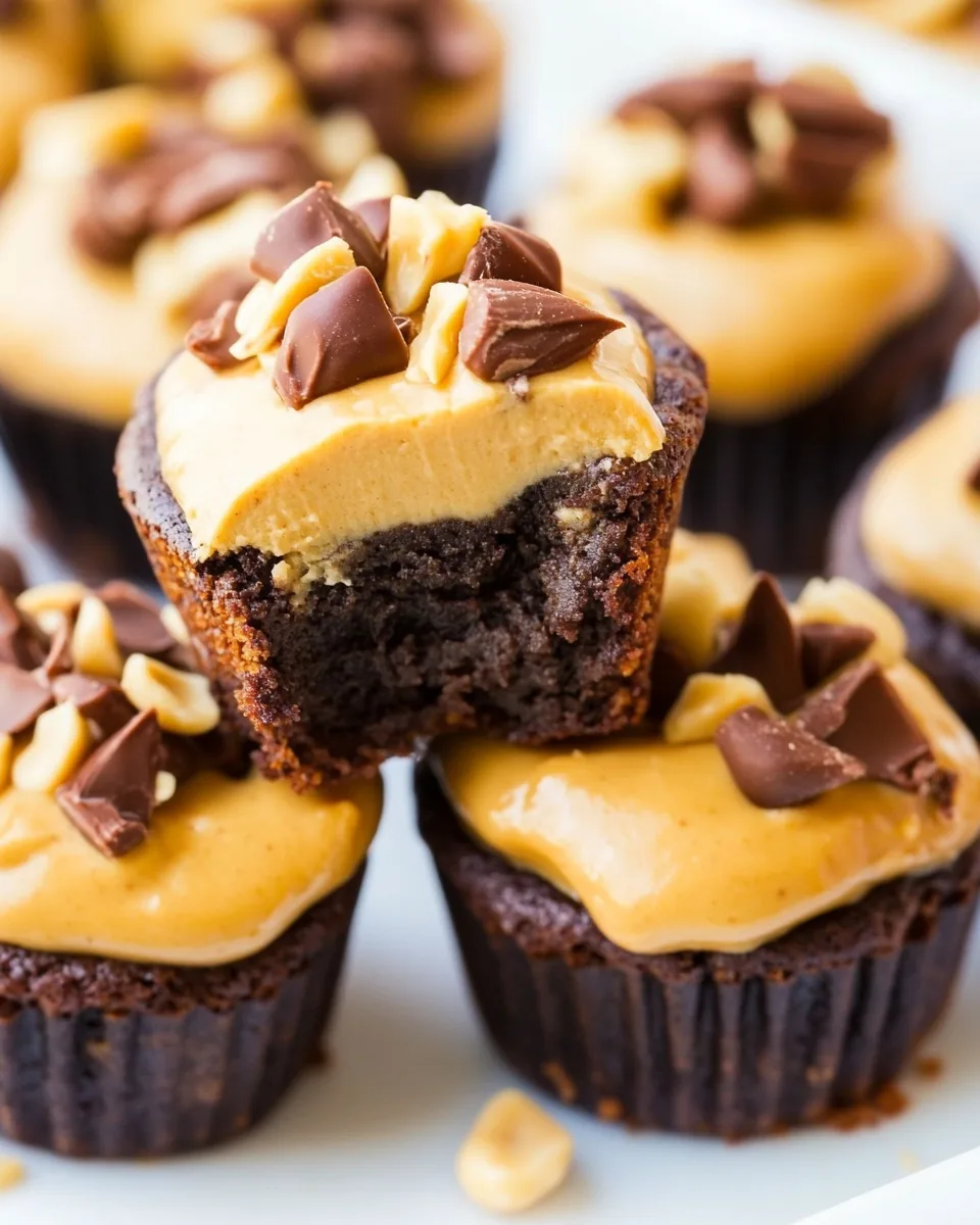 Peanut Butter Brownie Cups