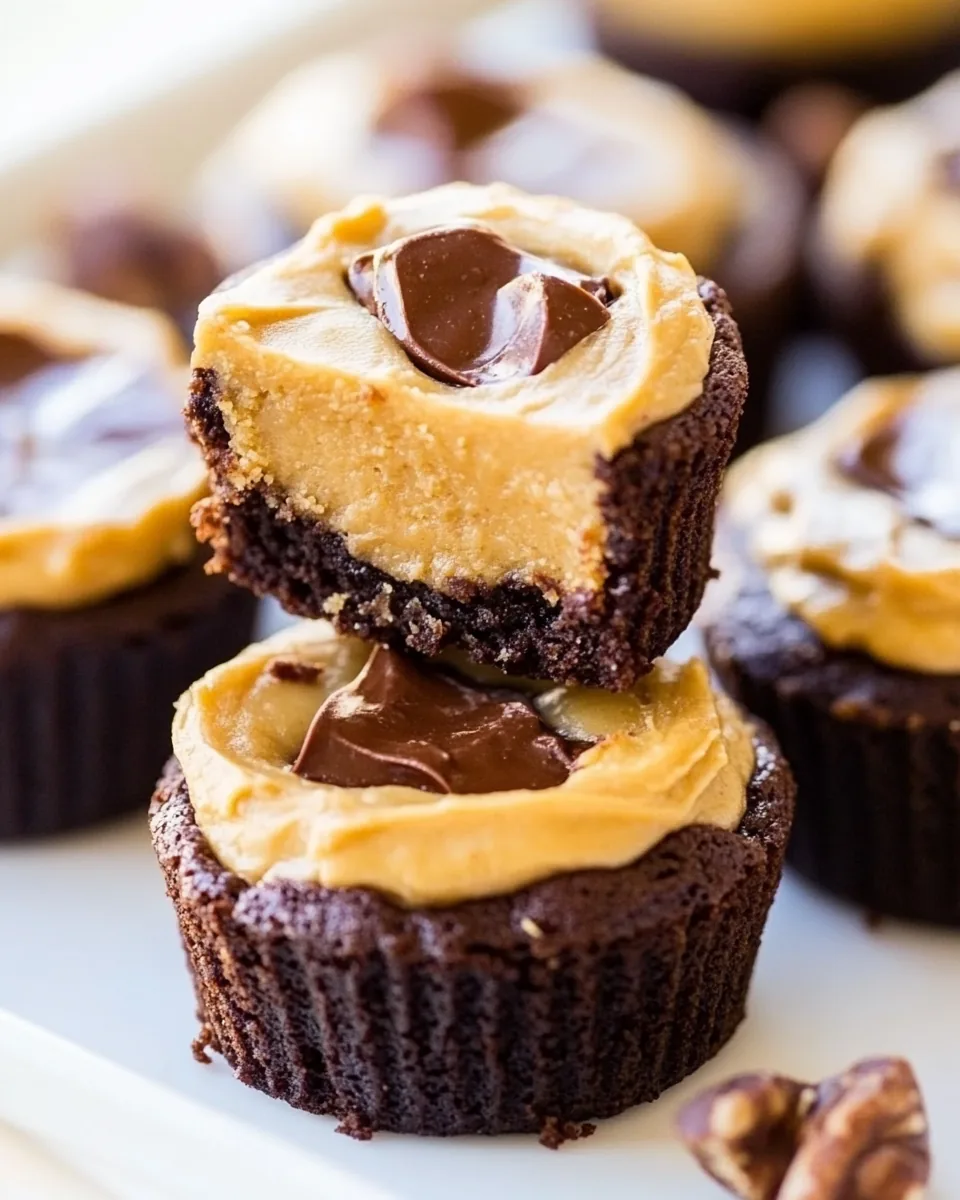 Peanut Butter Brownie Cups