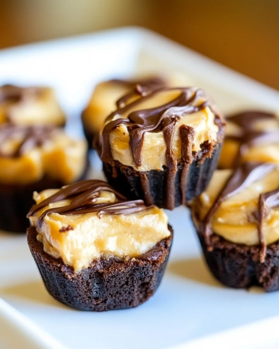 Peanut Butter Brownie Cups