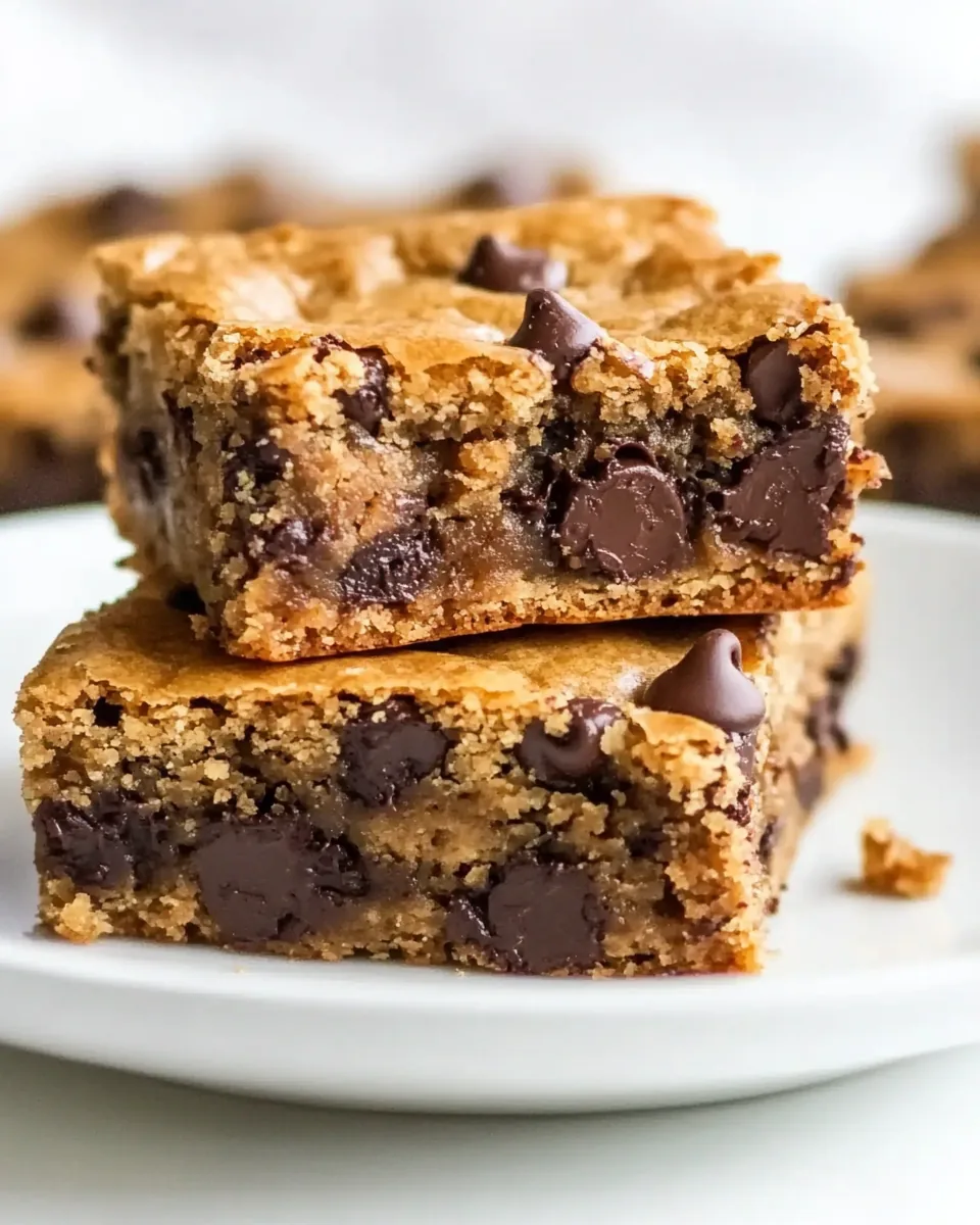 Peanut Butter Chocolate Chip Bars