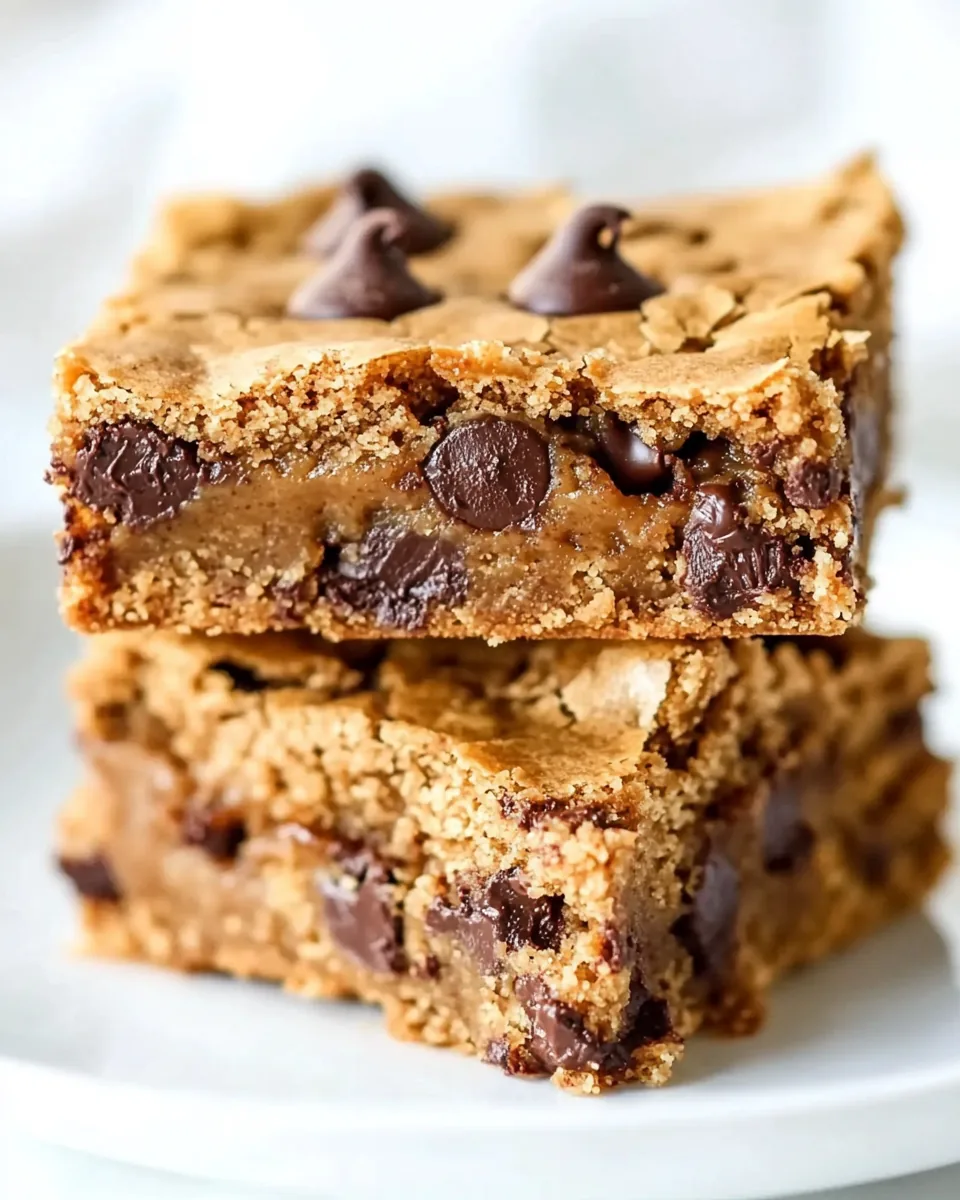 Peanut Butter Chocolate Chip Bars
