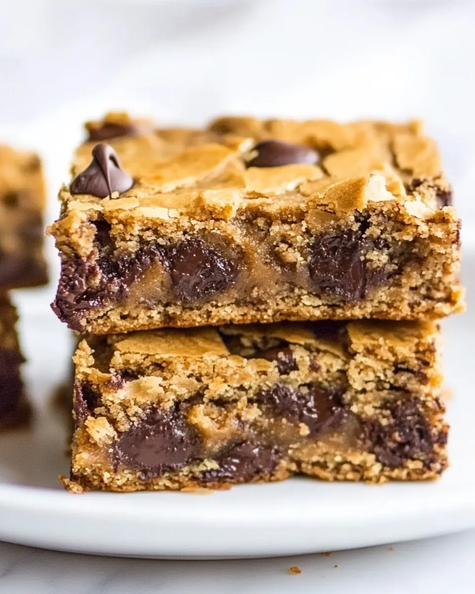 Peanut Butter Chocolate Chip Bars