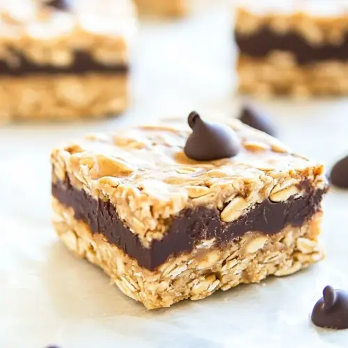 Peanut Butter Chocolate Oatmeal Bars