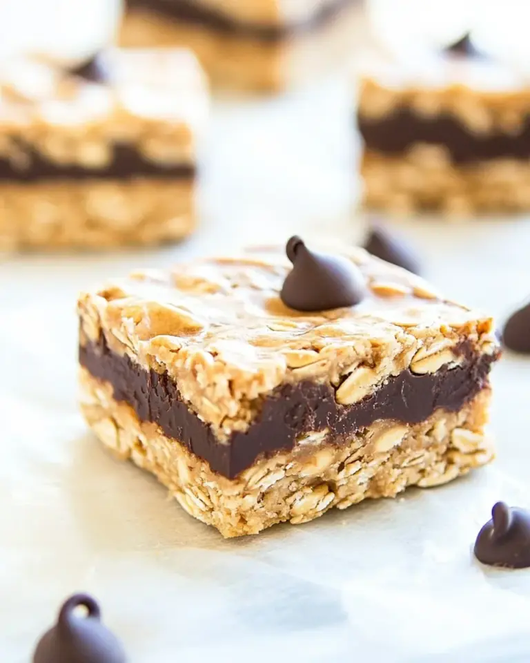 Peanut Butter Chocolate Oatmeal Bars