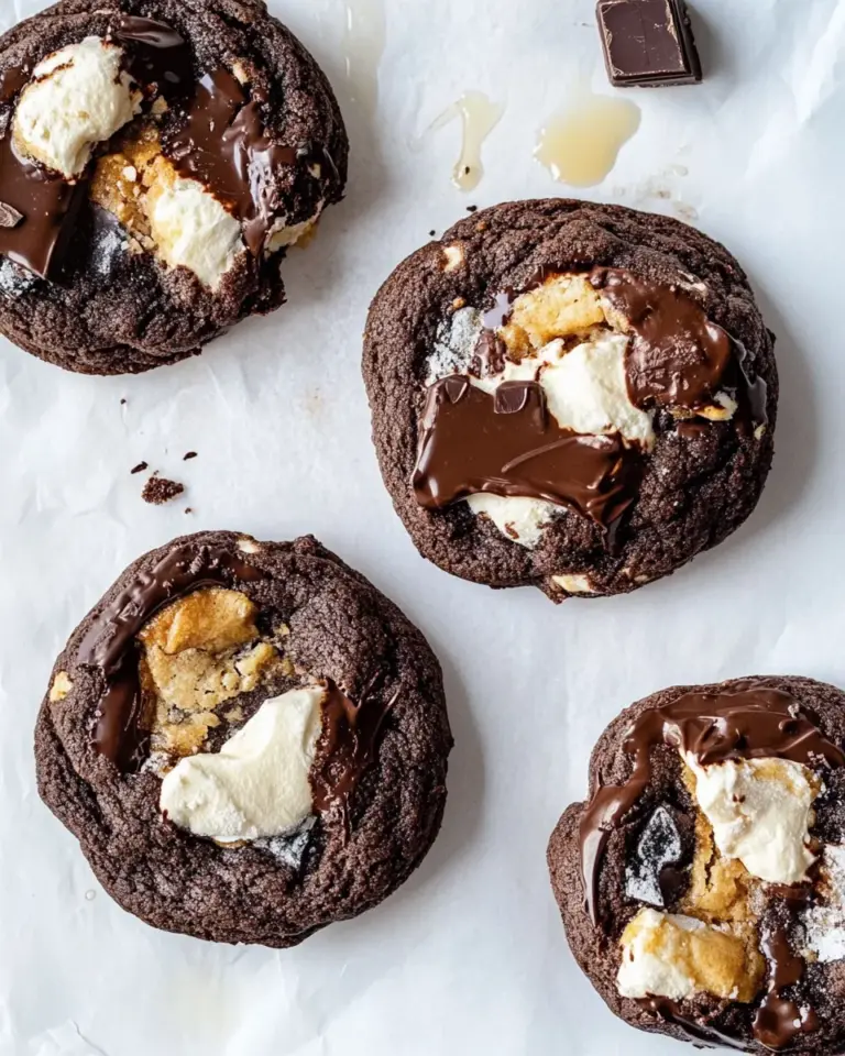 Peanut Butter Cup S'mores Chocolate Cookies