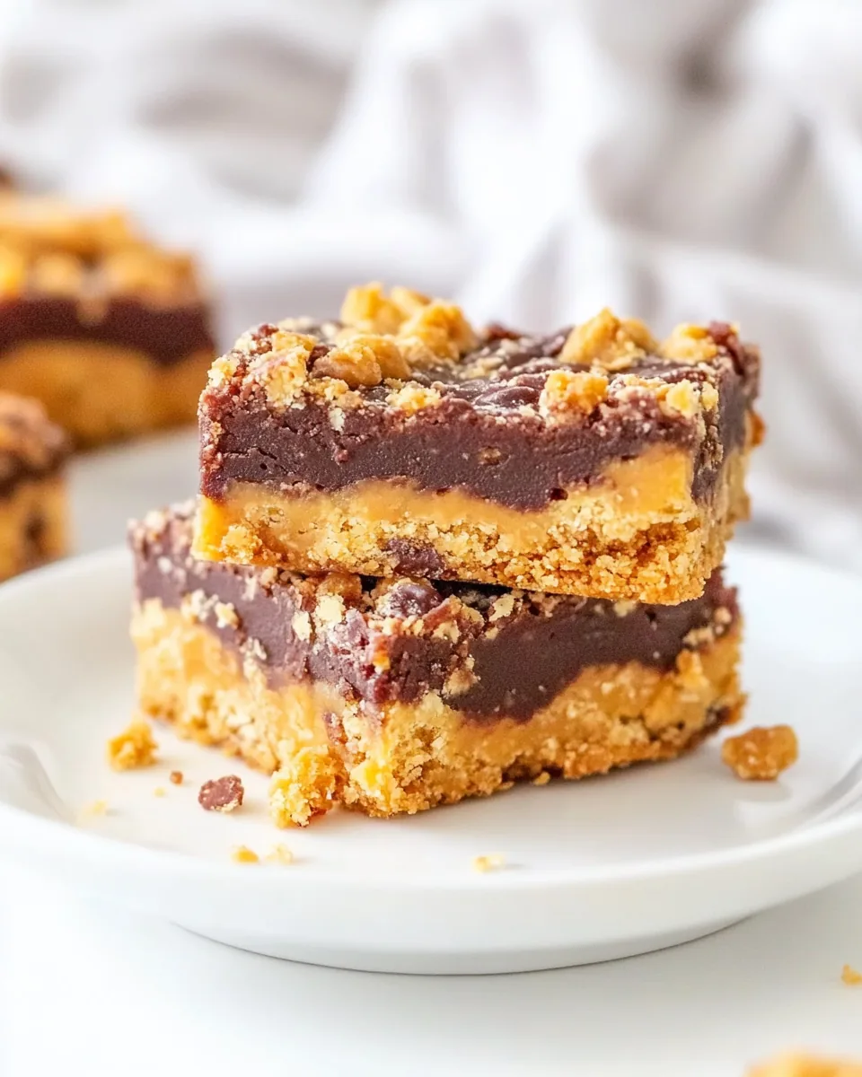Peanut Butter Fudge Bars