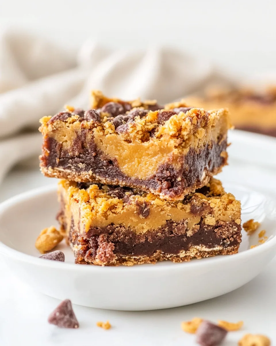Peanut Butter Fudge Bars