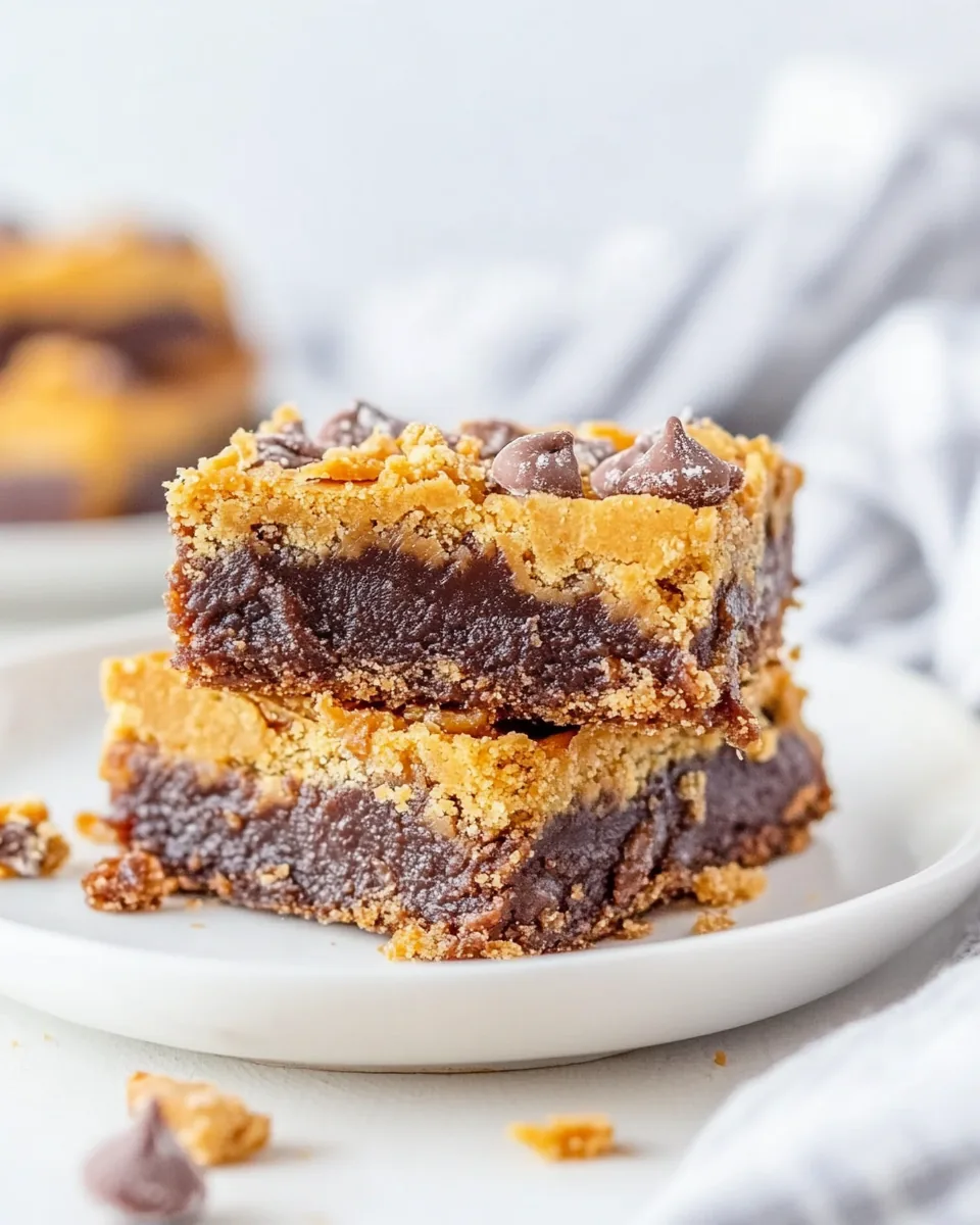 Peanut Butter Fudge Bars